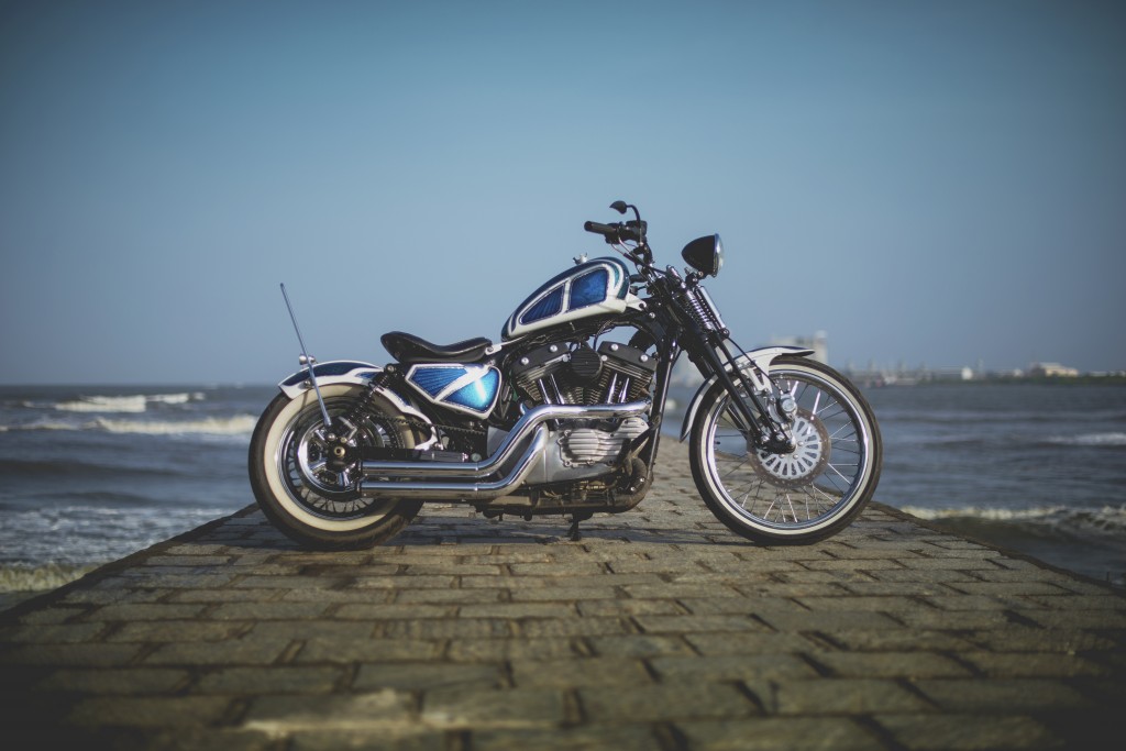 Harley-Davidson motorcycle customized by Godspeed Customs