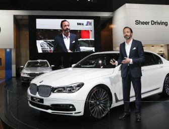 Lebanese-born Head of BMW Design, Karim Habib, reveals all-new BMW 7 Series at the Dubai International Motor Show