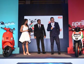 Aprilia & Vespa India launches 5 new products including technologically advanced mobile Connectivity