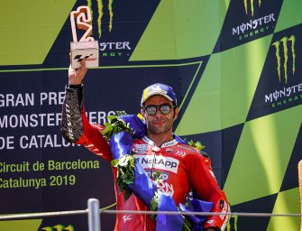 Petrucci of Ducati scores a third at Catalunya GP