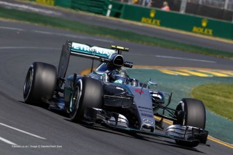 Australian GP FP1: Rosberg leads Mercedes 1-2