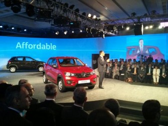 Renault Kwid Compact Hatchback unveiled in India