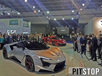 W Motors unveils its latest creation, the Fenyr SuperSport, at the Dubai International Motor Show