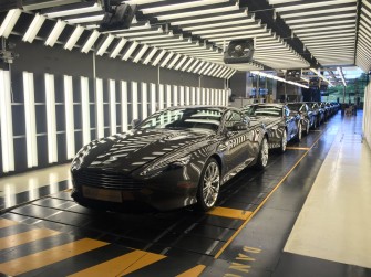Aston Martin’s last few DB9s roll out of the assembly line