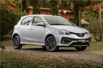 Toyota unveils the face-lifted Etios in Brazil