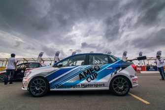Volkswagen Ameo Cup Race Car grabs third position in the MMSC FMSCI National Drag Racing Championship