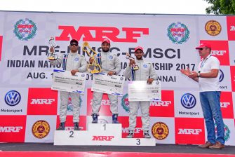 Karminder Pal Singh scores perfect day with two wins in two races; extends his lead in the 2017 Ameo Cup season