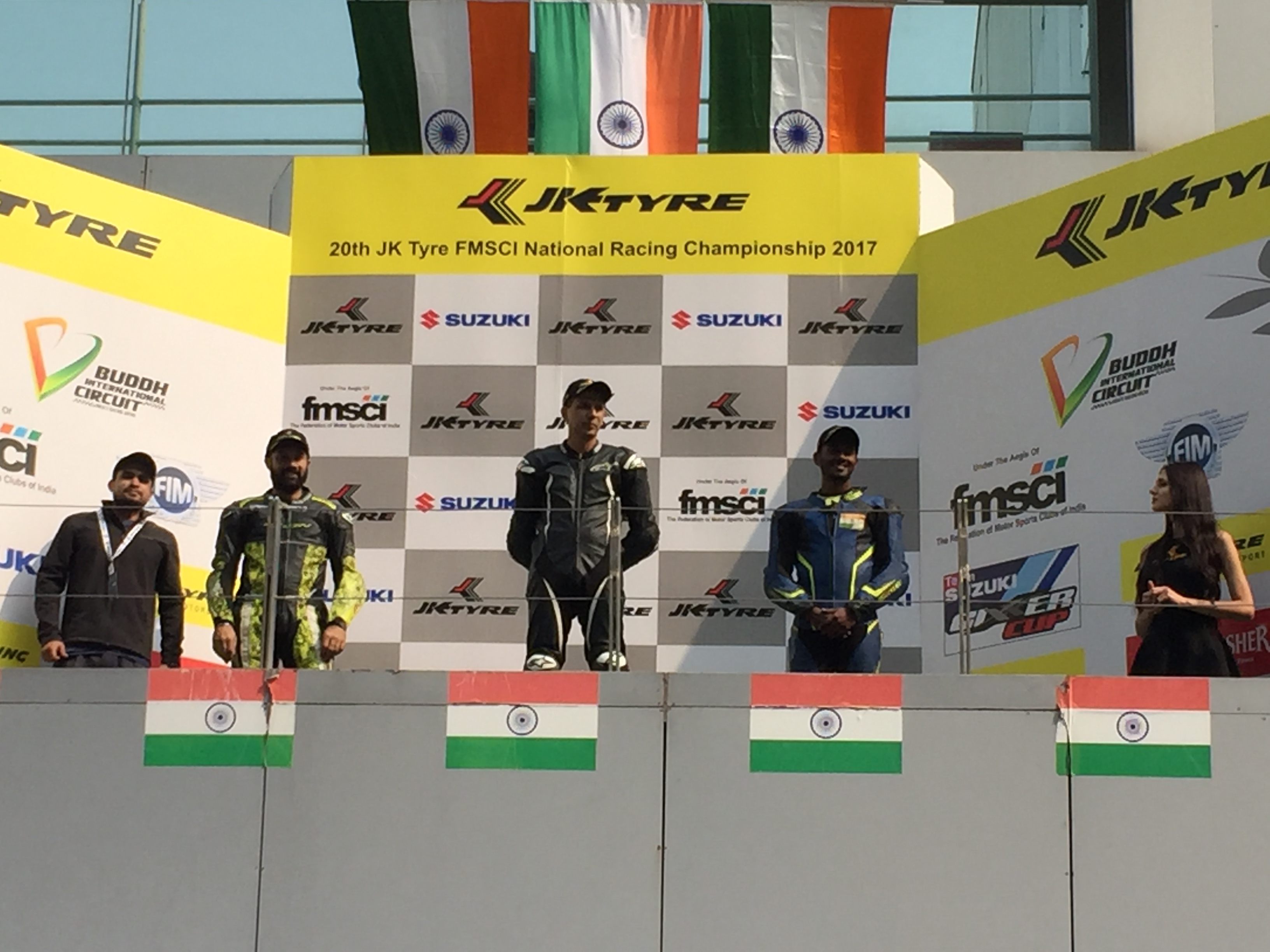 Triumph Motorcycles races to the finish at the JK Tyre Racing ...