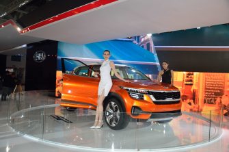 Kia unveils SP Concept and showcases 16 global models at AutoExpo 2018