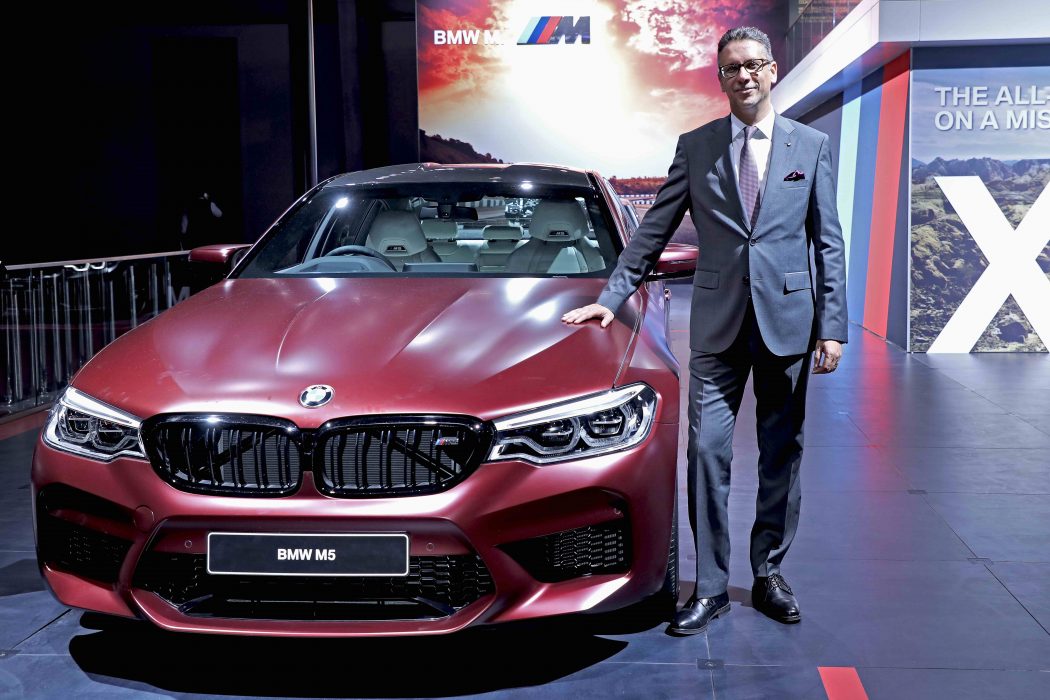 Mr. Vikram Pawah with the all-new BMW M5