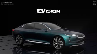 TATA  E-Vision concept unveiled at Geneva Motor Show
