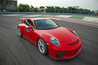 Porsche 911 GT3 sets lap record at Buddh International Circuit