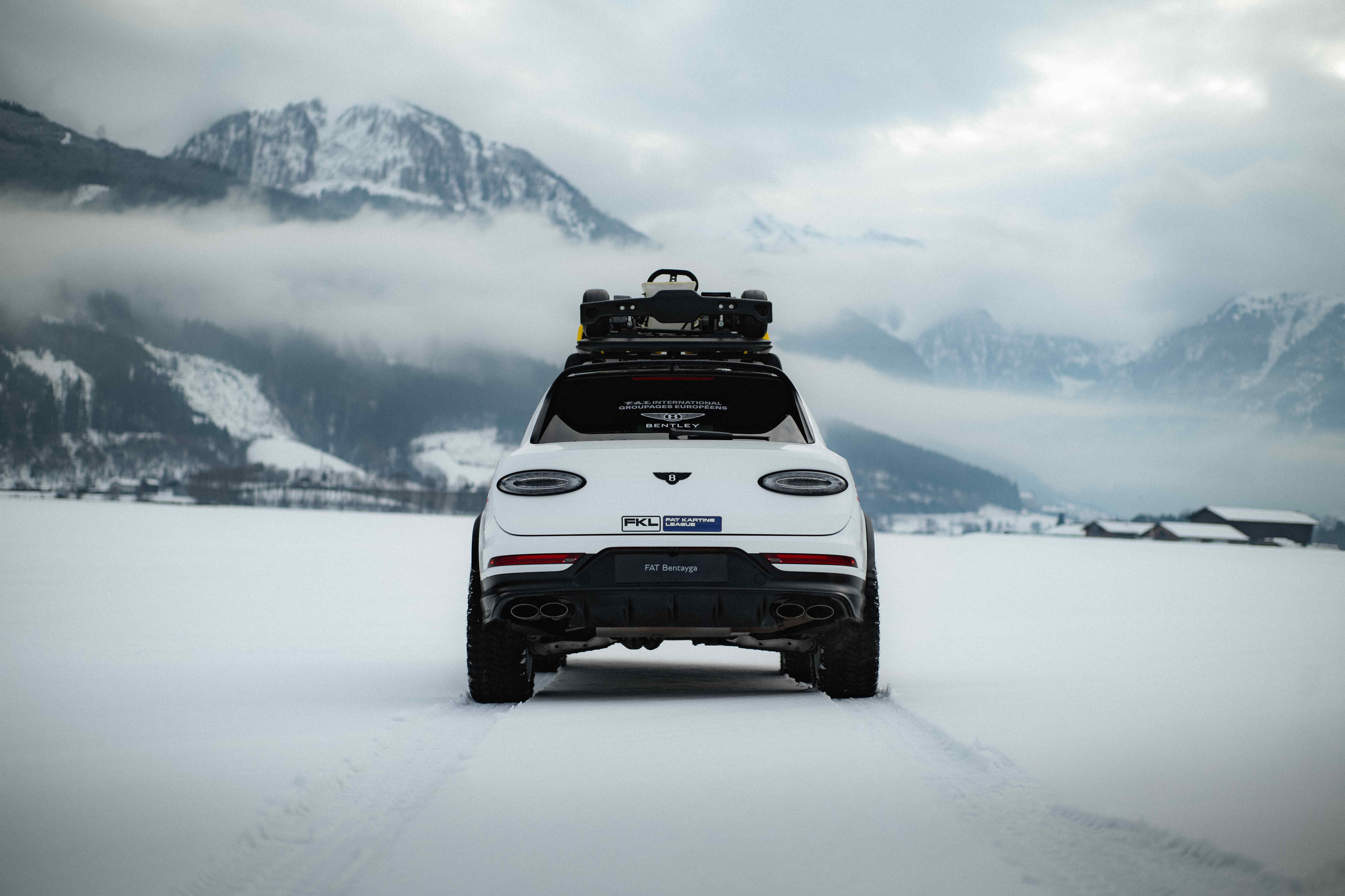 Bentley Motors unveils Bentayga X Concept at FAT Ice Race