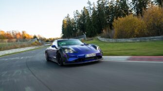 Porsche Taycan Turbo GT with Manthey Kit sets Nürburgring record